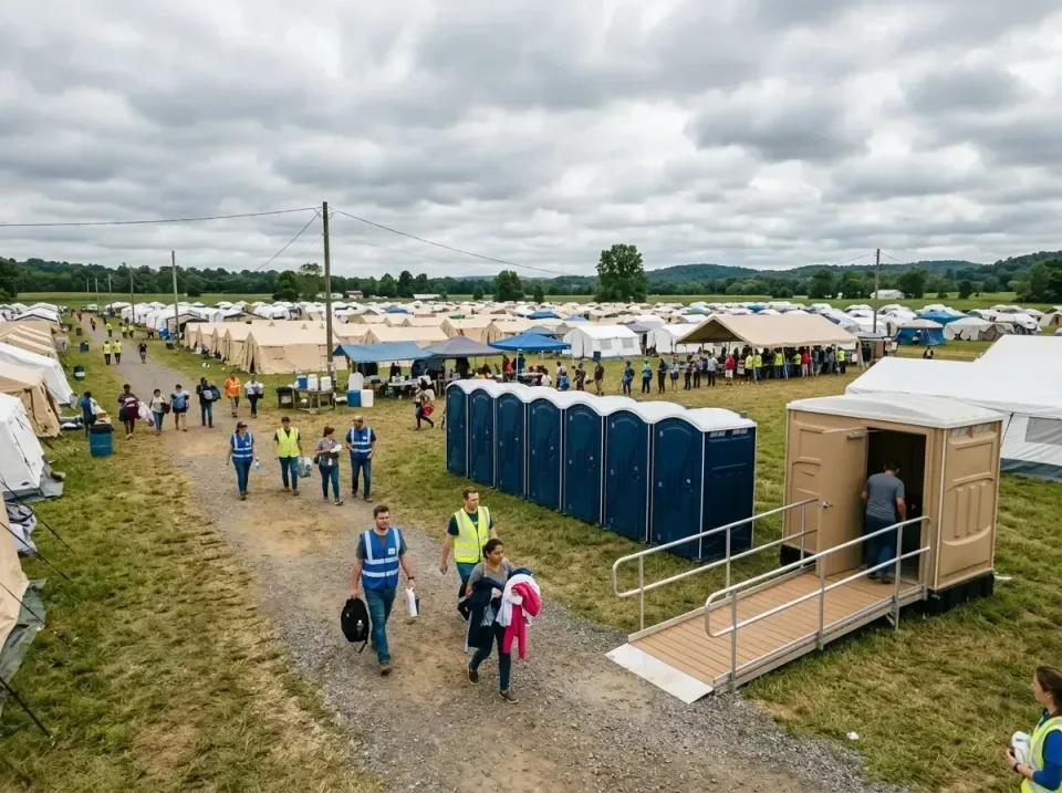 disaster-relief-camp-restrooms-010 — frequently asked questions, Dumpster & Portable Bathrooms Rental in Forrest City, AR